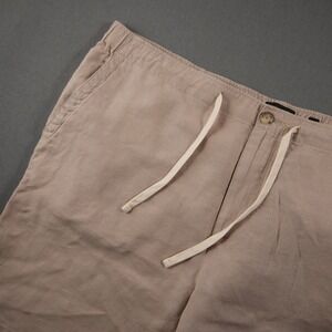 Vince Hemp Drawstring Lightweight Chino Shorts Mens Large XXL 9"